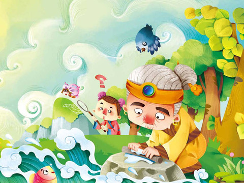 美德故事—铁杵磨成针